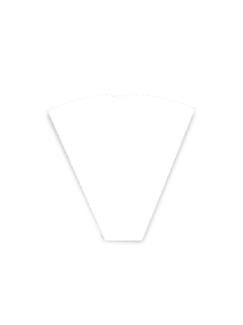 White Paper Crepe Cone - 1000pk