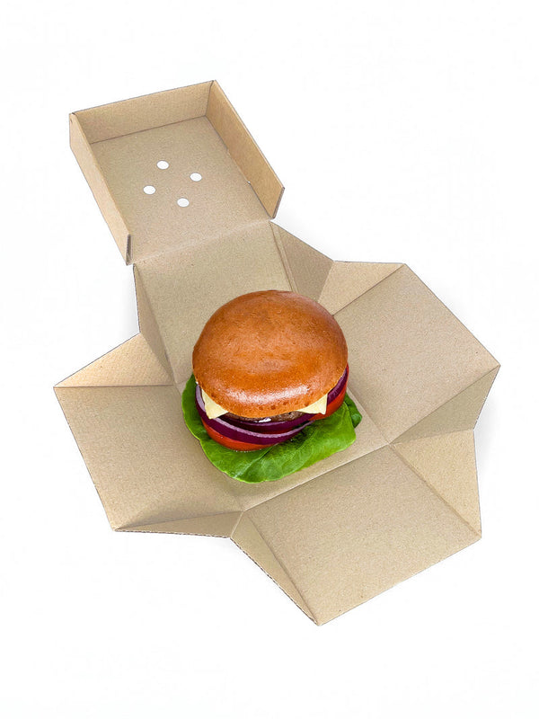 Premium Kraft Burger Box - 100pk