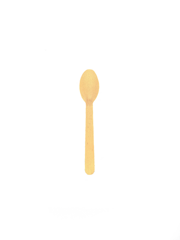 Compostable Wooden Dessert Spoon - 1000pk