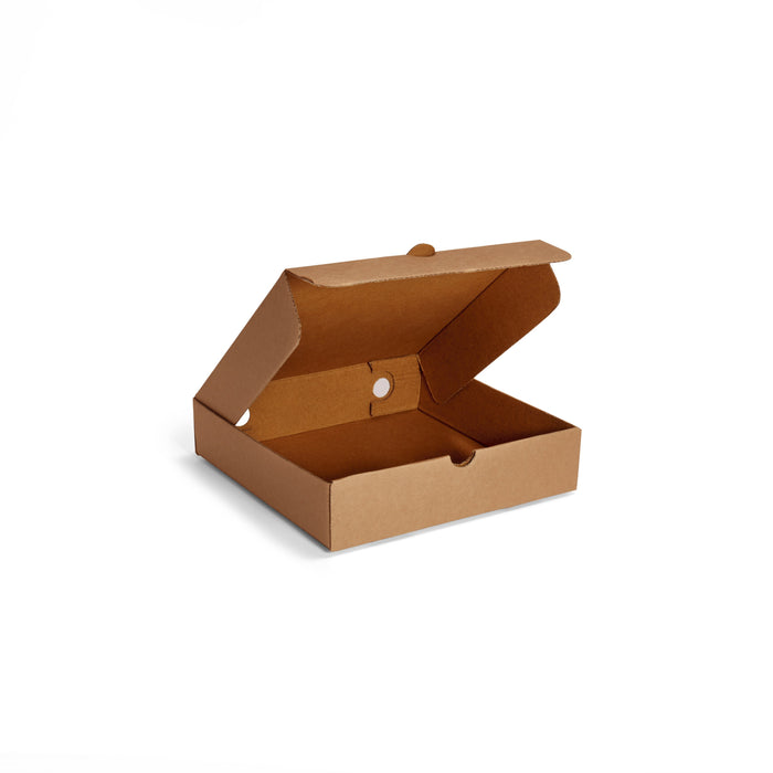 10" Kraft Corrugated Pizza Box - 100pk