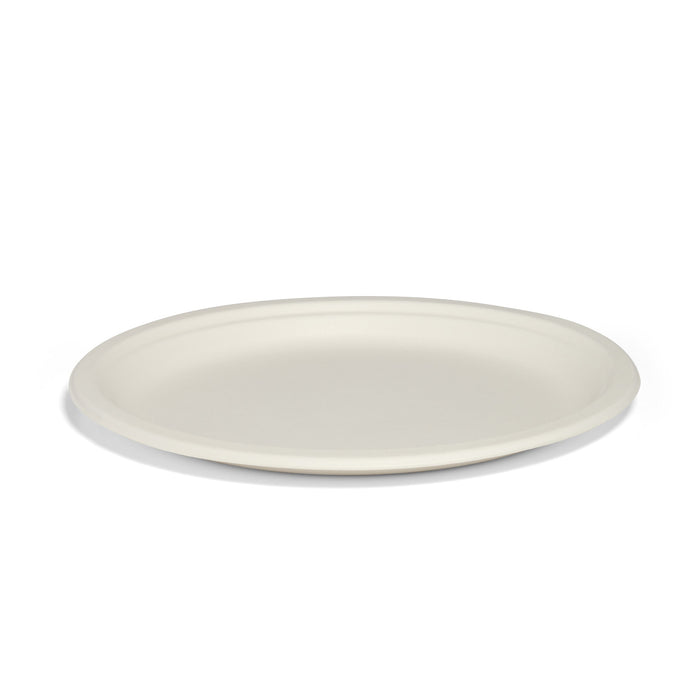 10" x 12" Bagasse Oval Plate - 500pk