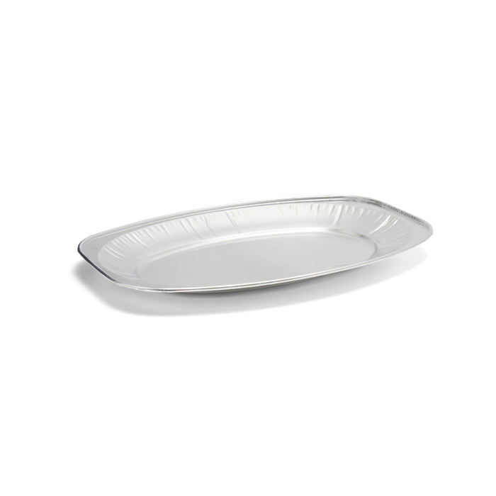 14" Oval Foil Platter - 100pk