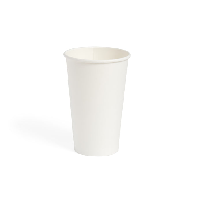 16oz Single Wall White Paper Cup - 1000pk