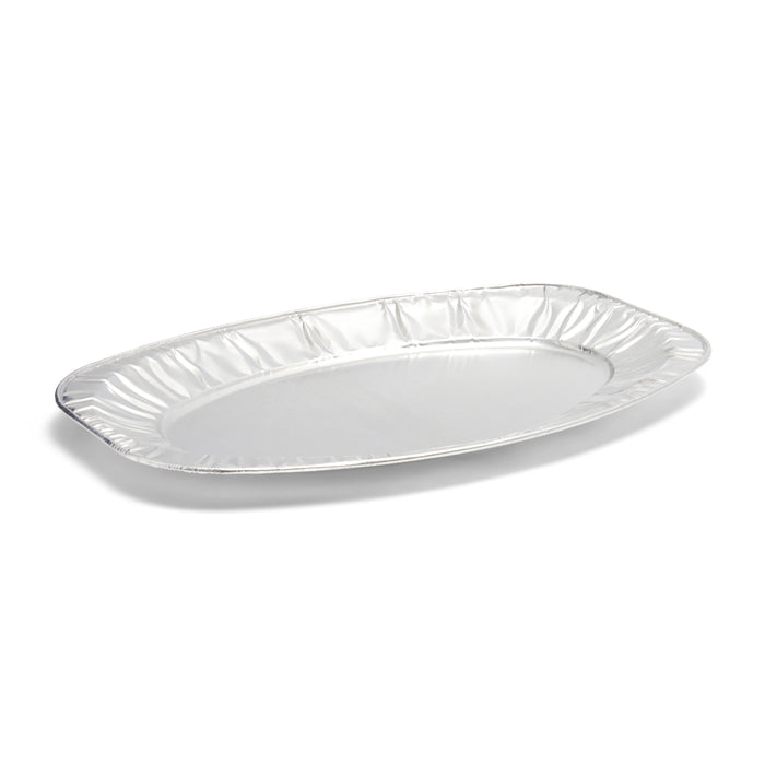 17" Oval Foil Platter - 100pk