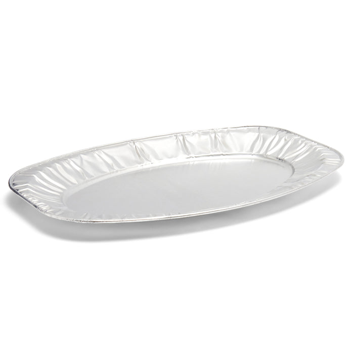 22" Oval Foil Platter - 60pk