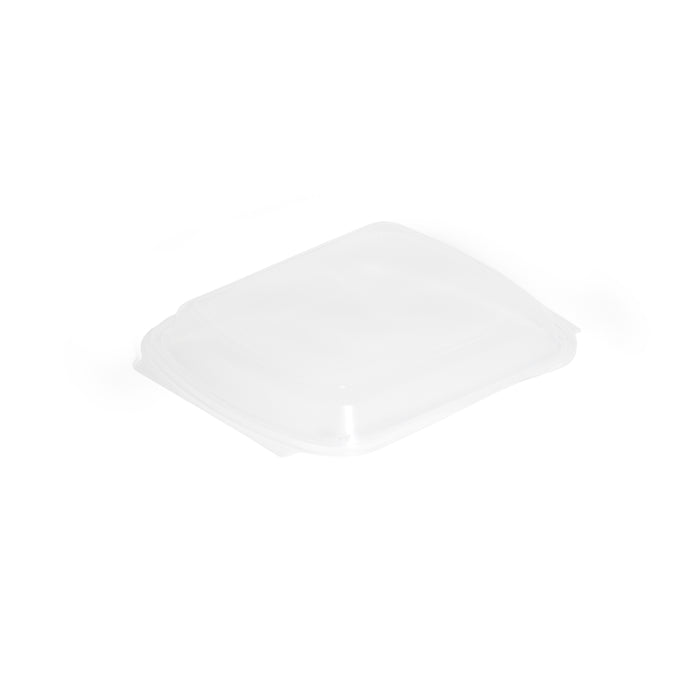1 Compartment Black Meal Box Lid - 300pk