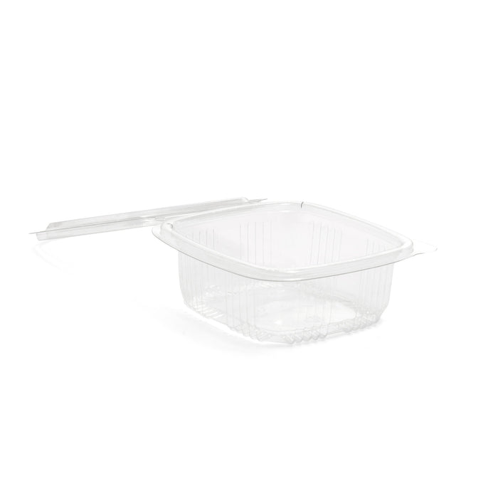 250ml Square Hinged Lid Salad Container - 500pk