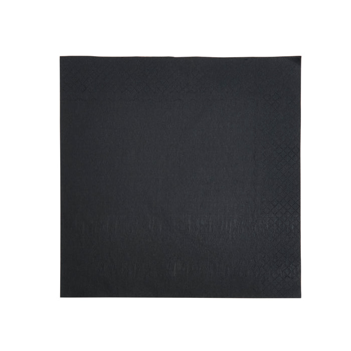33cm 2 Ply Black Paper Lunch Napkin - 2000pk