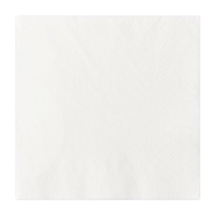 40cm 2 Ply White Paper Dinner Napkin - 2000pk