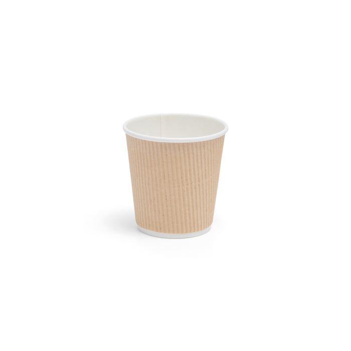 4oz Kraft Ripple Paper Cup - 1000pk