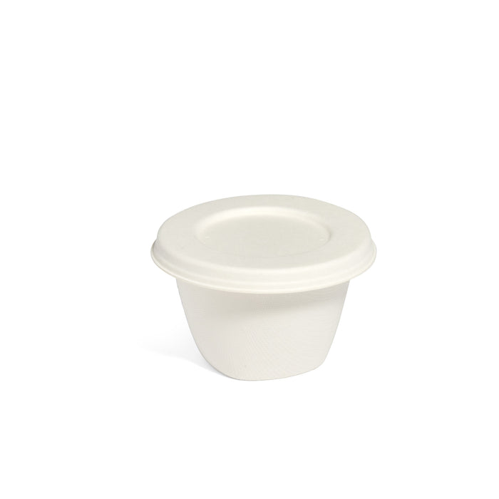 4oz Bagasse Sauce Pot - 2500pk