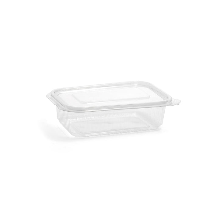 750ml Rectangular Hinged Lid Salad Container - 300pk