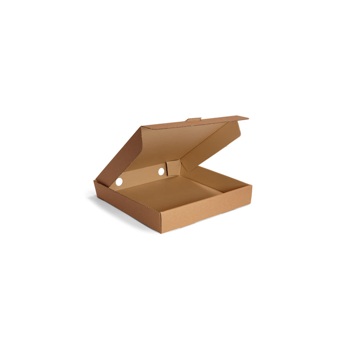 7" Kraft Corrugated Pizza Box - 100pk