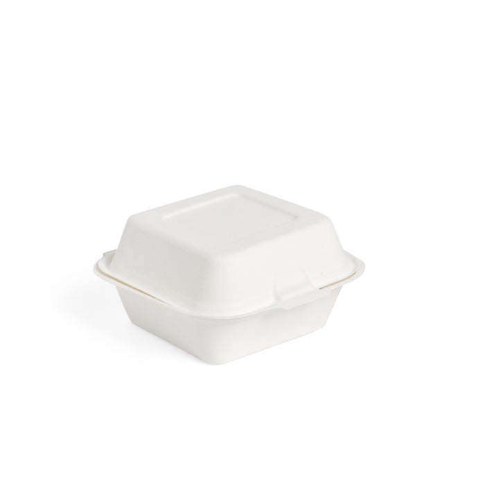 6" Bagasse Burger Box - 500pk