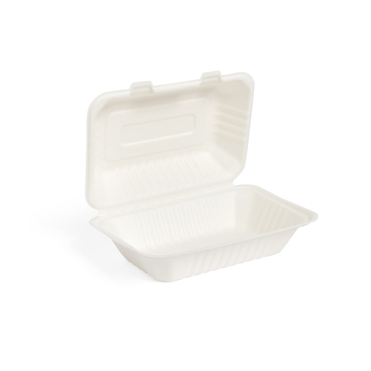 9" x 6" Bagasse Lunch Box - 250pk — Eco Supplies