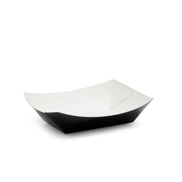 Black Compostable Chip Tray - 500pk