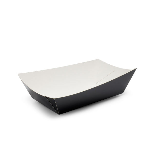Large Black Compostable Meal Tray - 500pk
