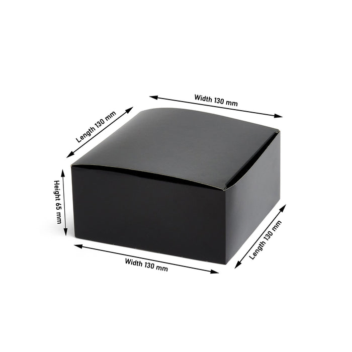 Standard Black Burger Box - 500pk