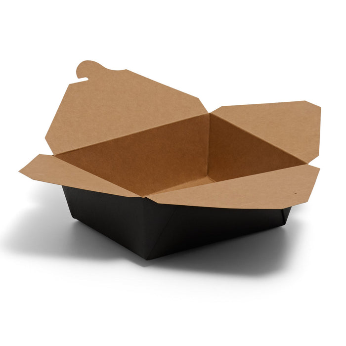 No.8 Leak Proof Black Deli Box - 300pk