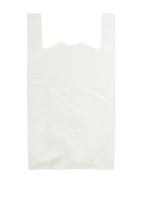 Galaxy White 13x19x23" Plastic Vest Carrier Bags - 1000pk