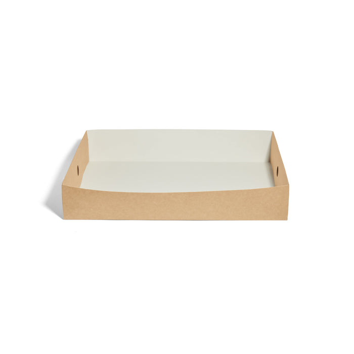 Large Kraft Platter Box Full Inserts - 50pk