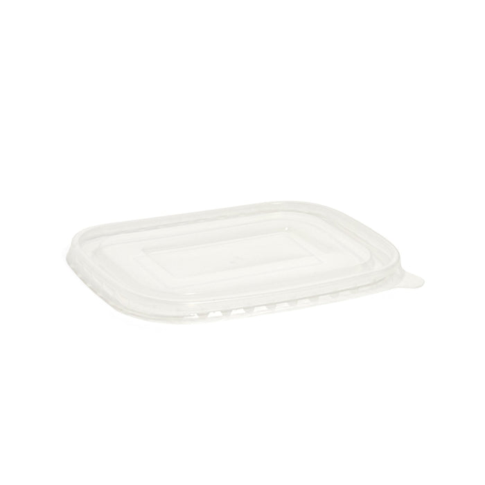 500/750/1000ml Clear Rectangular PP Lid - 300pk