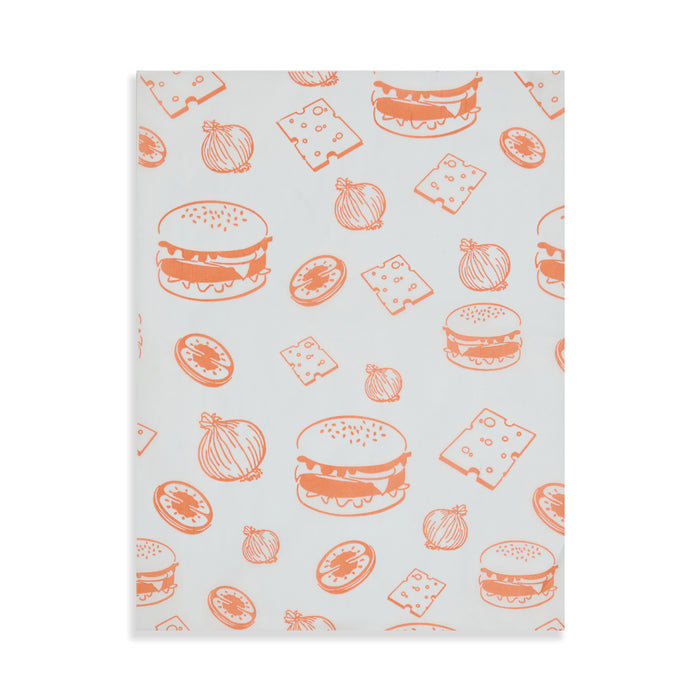 Red Burger Wrap (250x320mm) - 1000pk