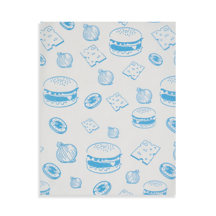 Blue Burger Wrap (250x320mm) - 1000pk