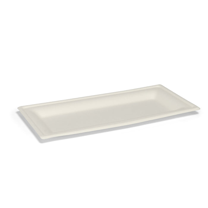 Rectangular Bagasse Plate - 500pk