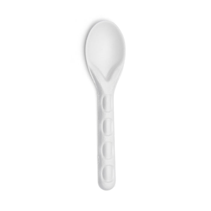 Compostable Bagasse Dessert Spoons - 1000pk