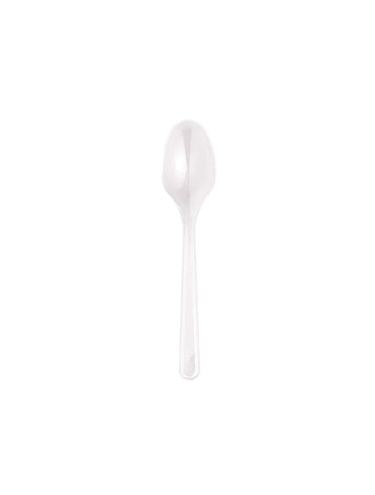 Clear Heavy Duty Plastic Tea Spoon - 2000pk