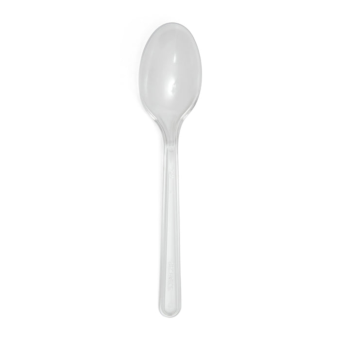 Clear Heavy Duty Plastic Dessert Spoon - 2000pk