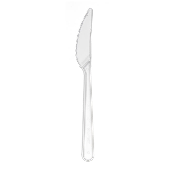 Clear Heavy Duty Plastic Knife - 2000pk