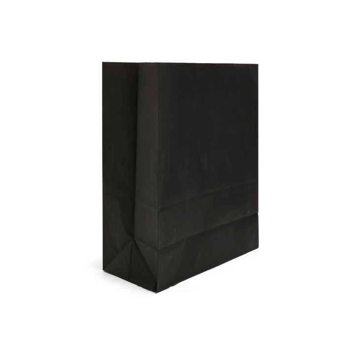Extra Large Black Paper Grab Bags - 100pk