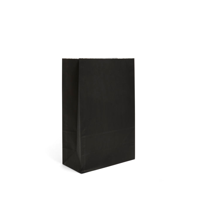 Large 20lb Black Paper Grab Bags - 125pk
