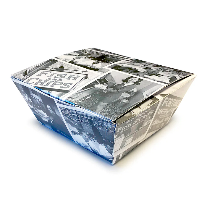 Small Newsprint Meal Box - 250pk