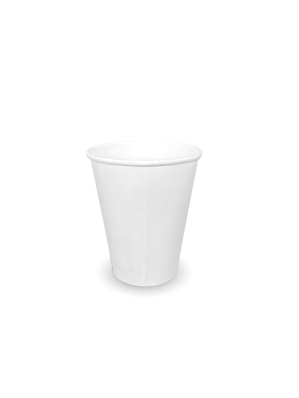 12oz Single Wall White Paper Cup - 1000pk