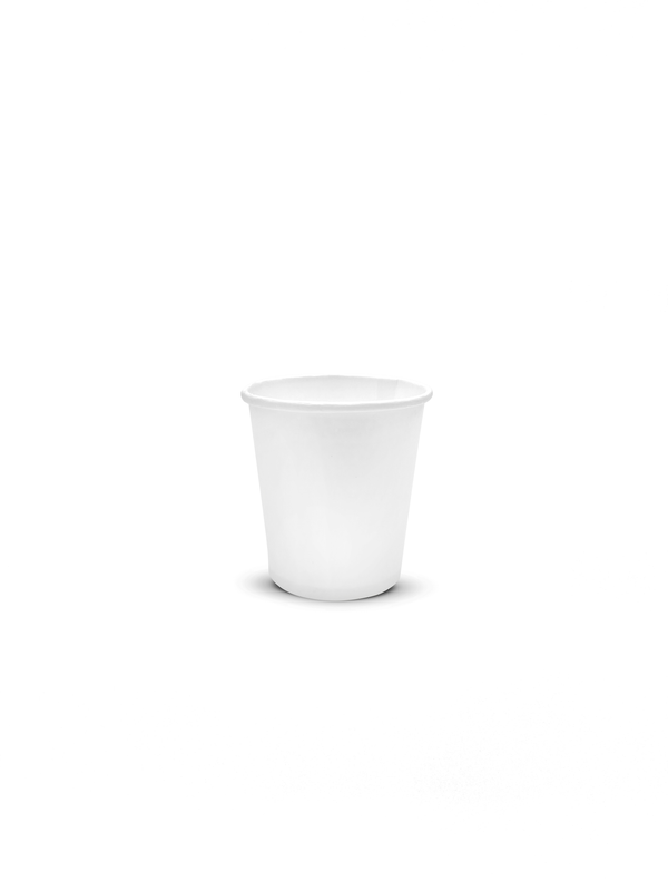 4oz Single Wall White Paper Cup - 1000pk
