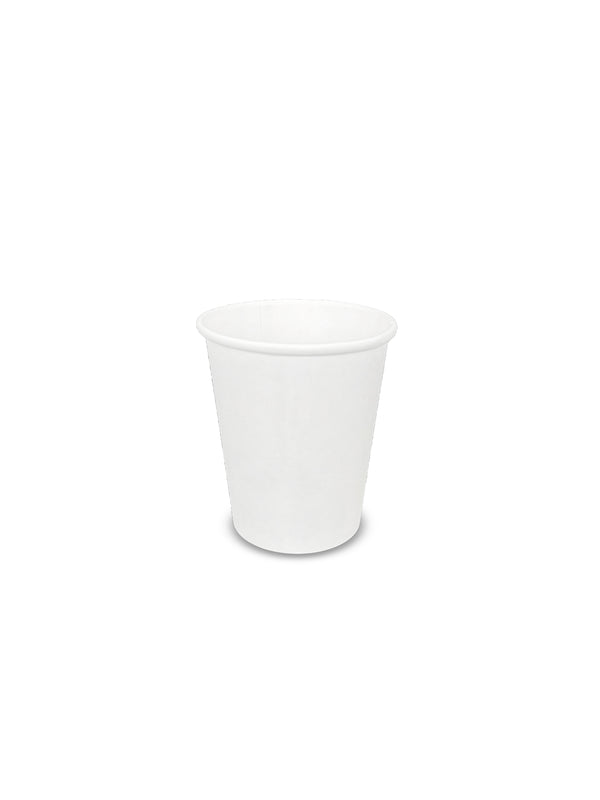 8oz Single Wall White Paper Cup - 1000pk