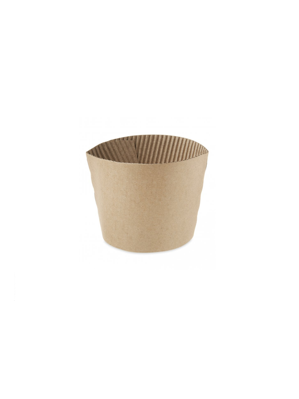 8oz Kraft Paper Cup Sleeve - 2000pk