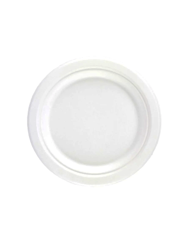 9" Bagasse Round Plate - 500pk